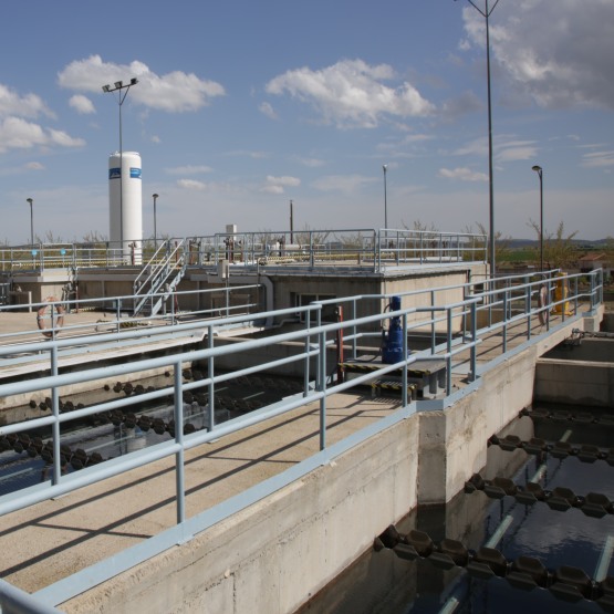 vista de las instalaciones de la ETAP Albacete